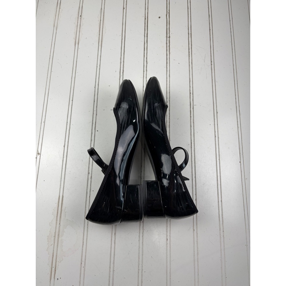 Madden Girl Vintage Tutu Black Patent Leather Mary Jane Flats Women's Size 7.5 - Picture 6 of 11